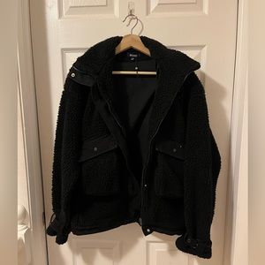 Missguided Sherpa Jacket Size 2 NWT